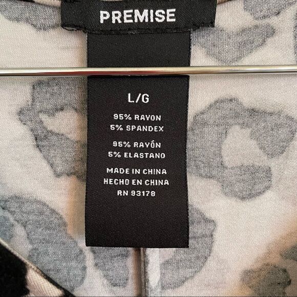 (3/$15) premise leopard print flow dress - Picture 6 of 7